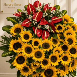 Corona girasoles