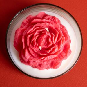 Floral candle