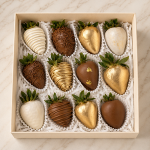 FRESAS CON CHOCOLATE X 12